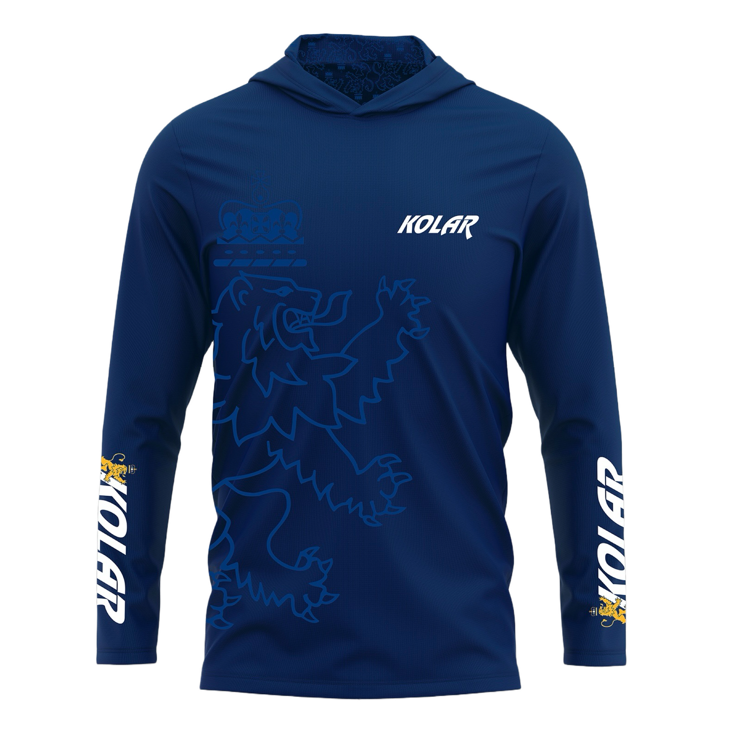 Kolar Blue Performance Shirt w/Hood UPF40+